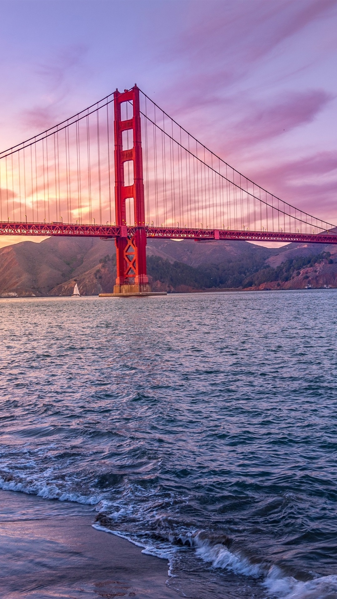 Iphone Wallpaper Golden Gate Bridge, California, Usa, - Golden Gate Bridge Phone - HD Wallpaper 