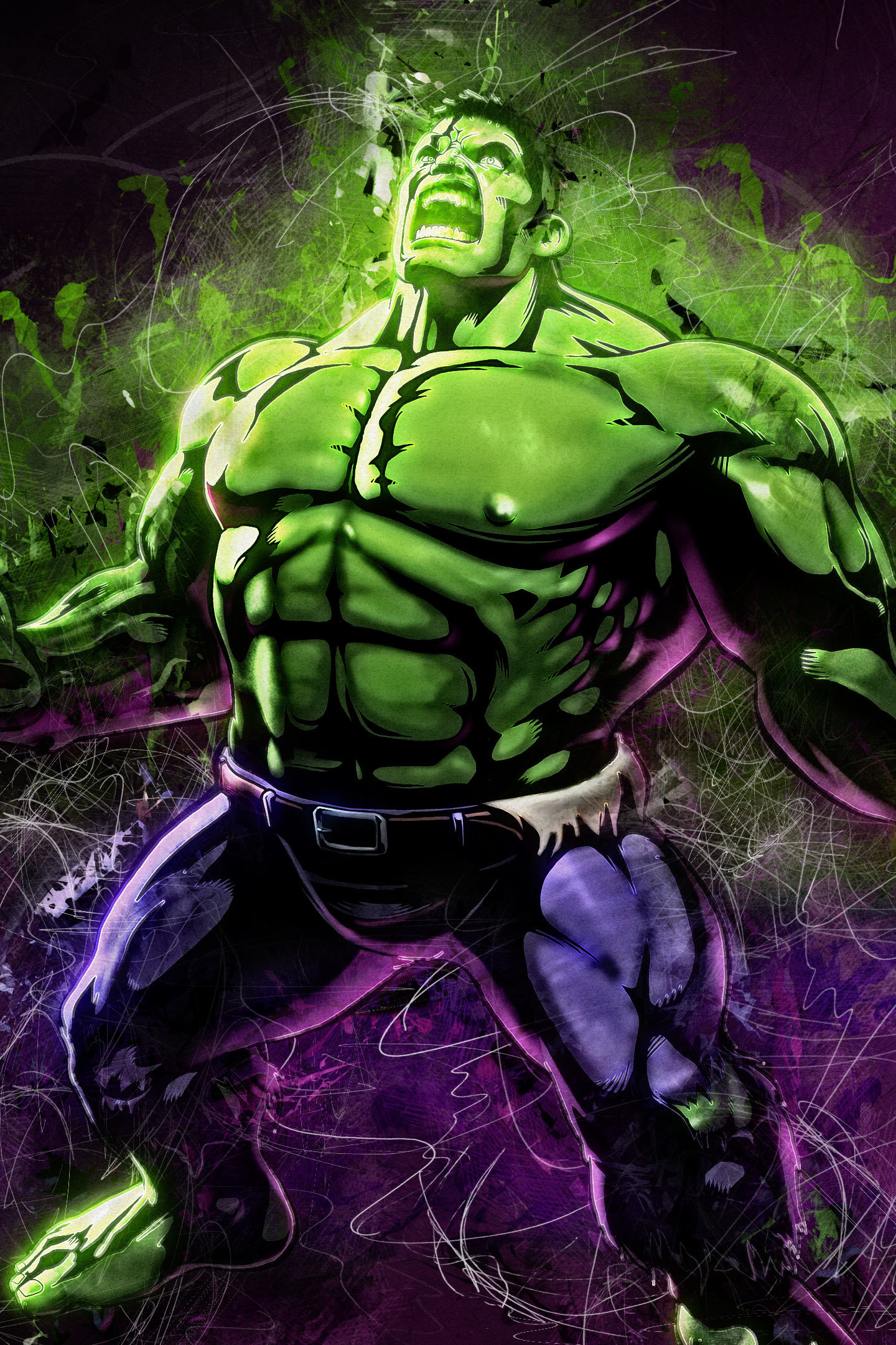 Angry Hulk, Marvel, Superhero, Fan Art, Wallpaper - Hulk Wallpaper For  Iphone - 1440x2160 Wallpaper 
