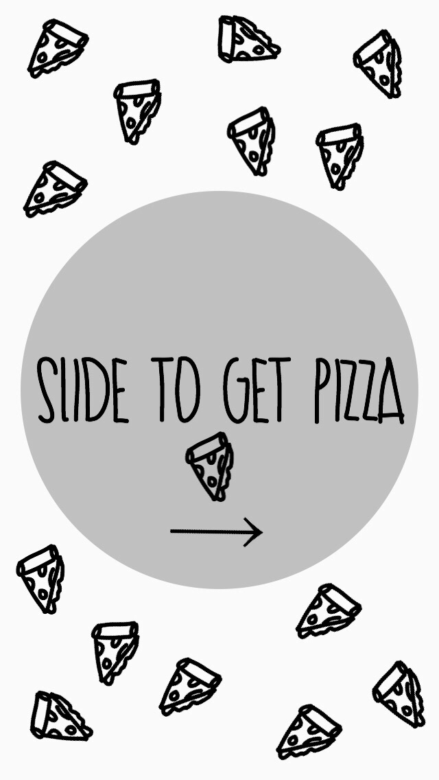 Cute, Food, Pizza - Lock Screen Wallpaper About Food - HD Wallpaper 