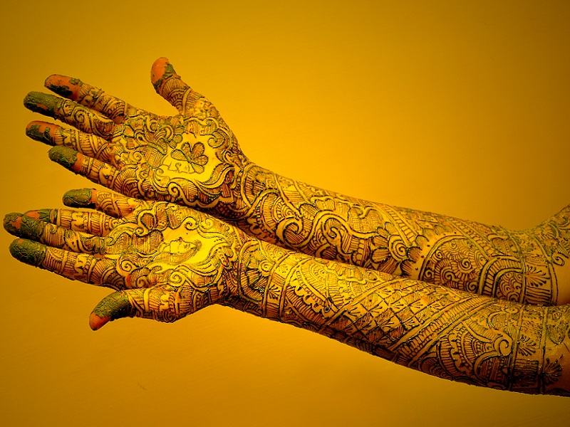 Full Hand Mehndi Designs - Easy Full Hand Indian Mehndi Designs - HD Wallpaper 