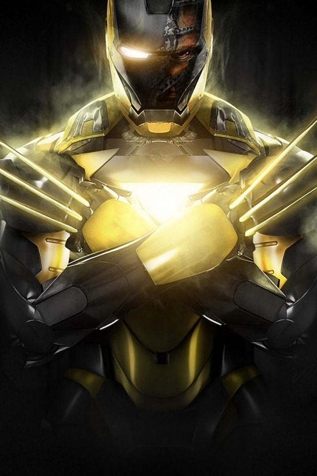 Iron Wolverine - HD Wallpaper 
