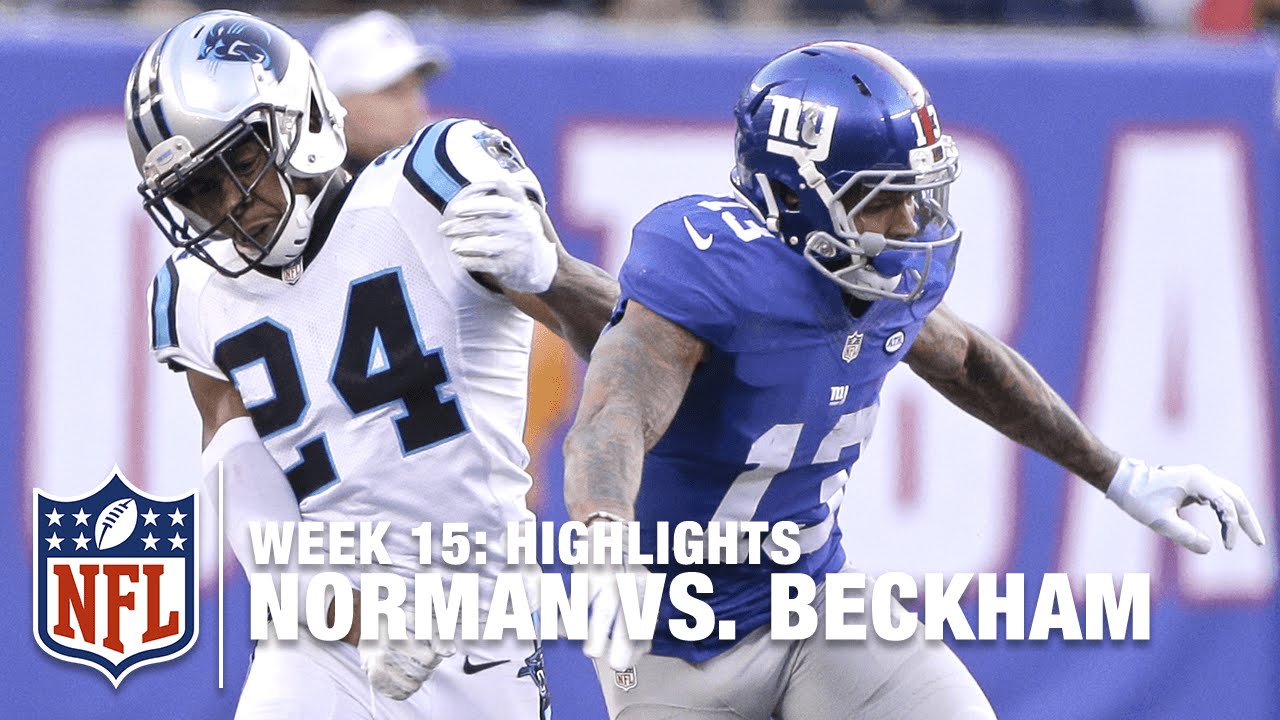 Josh Norman Panthers Vs Odell Beckham - HD Wallpaper 