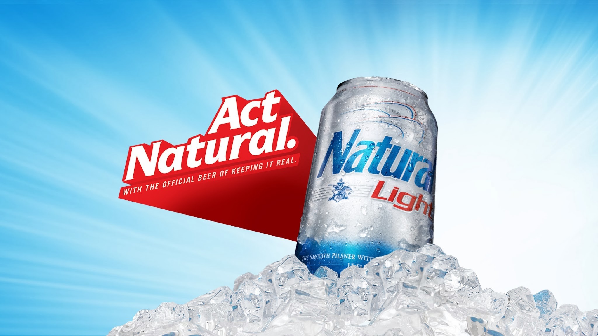 2048x1152, Natty - Natural Light Beer Background - HD Wallpaper 