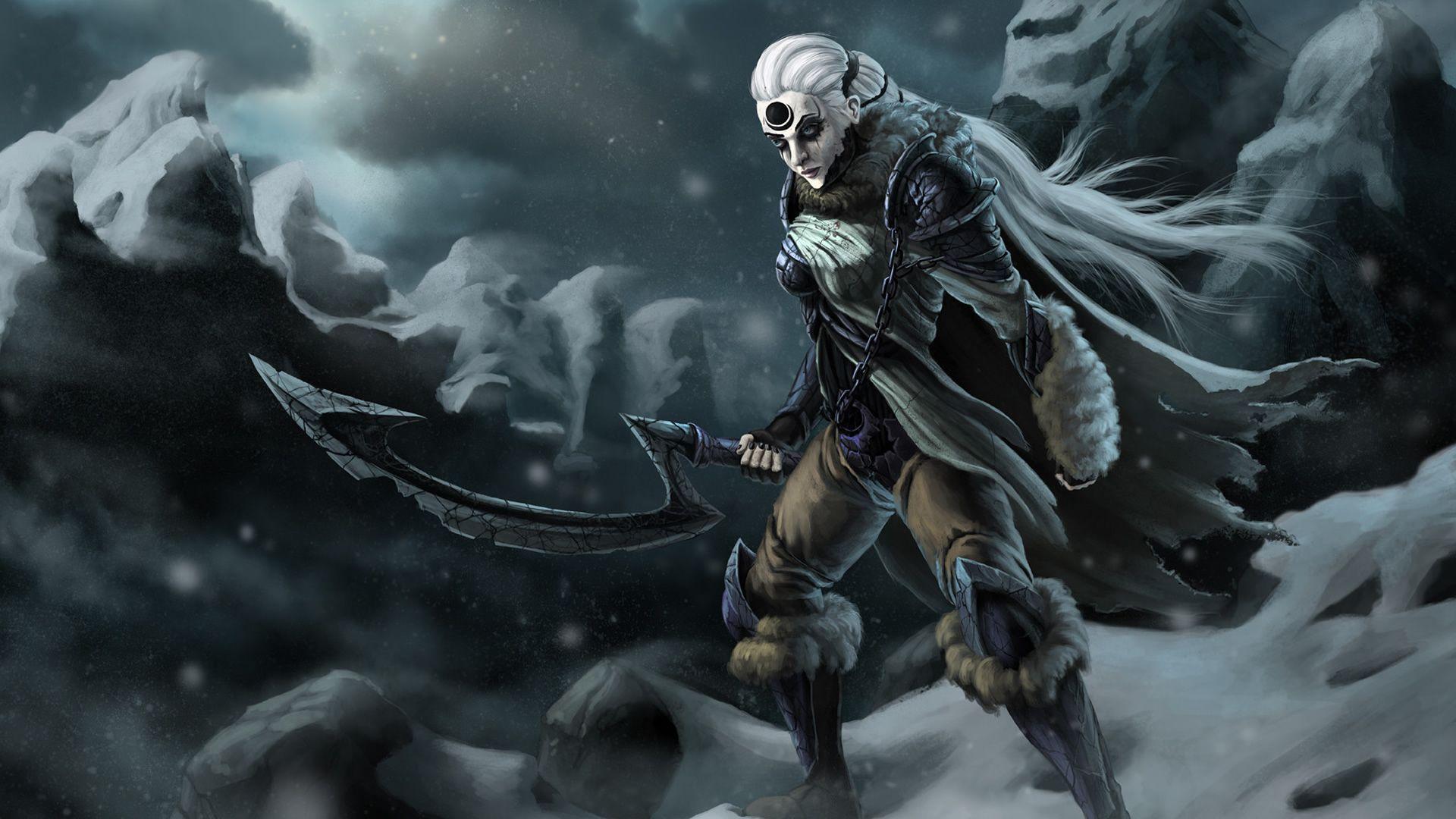 Hd Diana With Her Weapon - League Of Legends Wallpaper Hd Diana - HD Wallpaper 