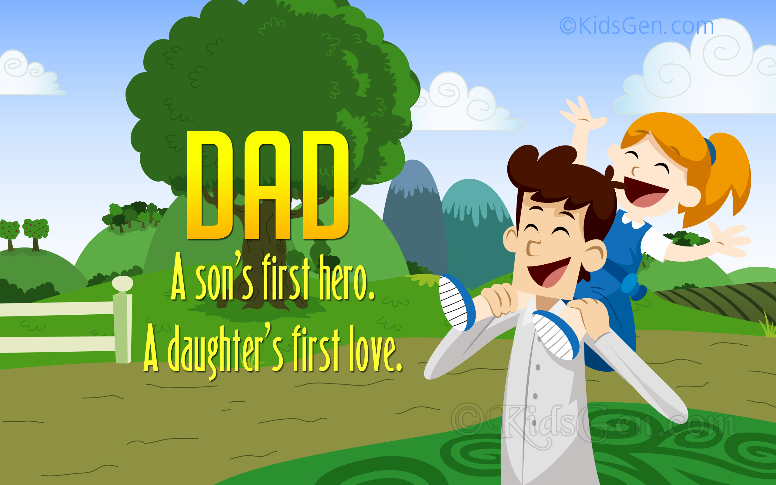 Father's Day Hd Wallpaper Download - HD Wallpaper 