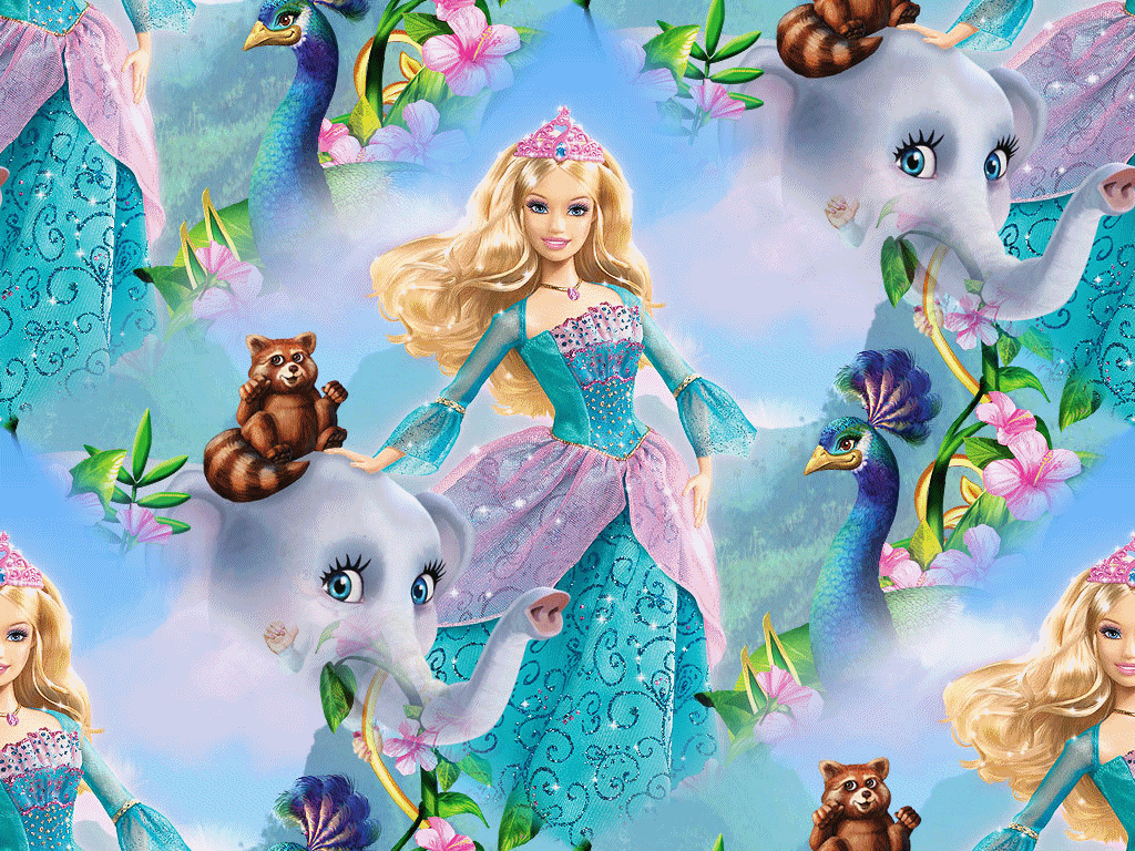Barbie As The Island Princess - Barbie Photo Print Cake - HD Wallpaper 