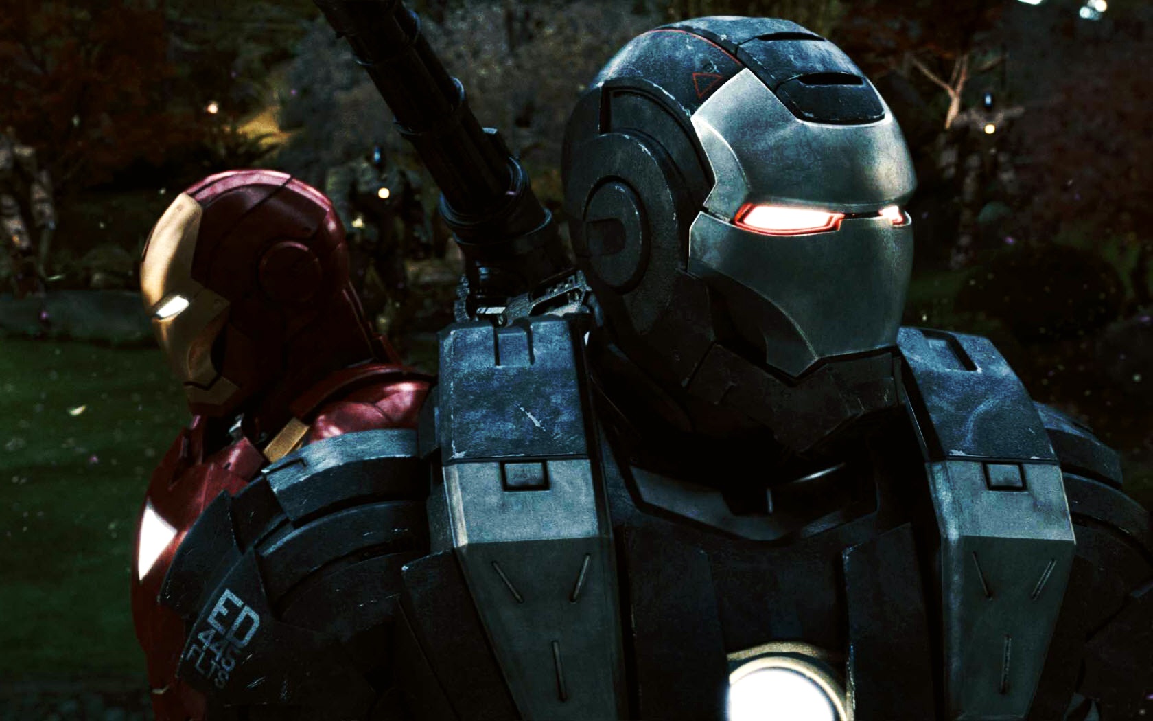 War Machine & Iron Man - Iron Man War Machine Wallpaper Hd - HD Wallpaper 