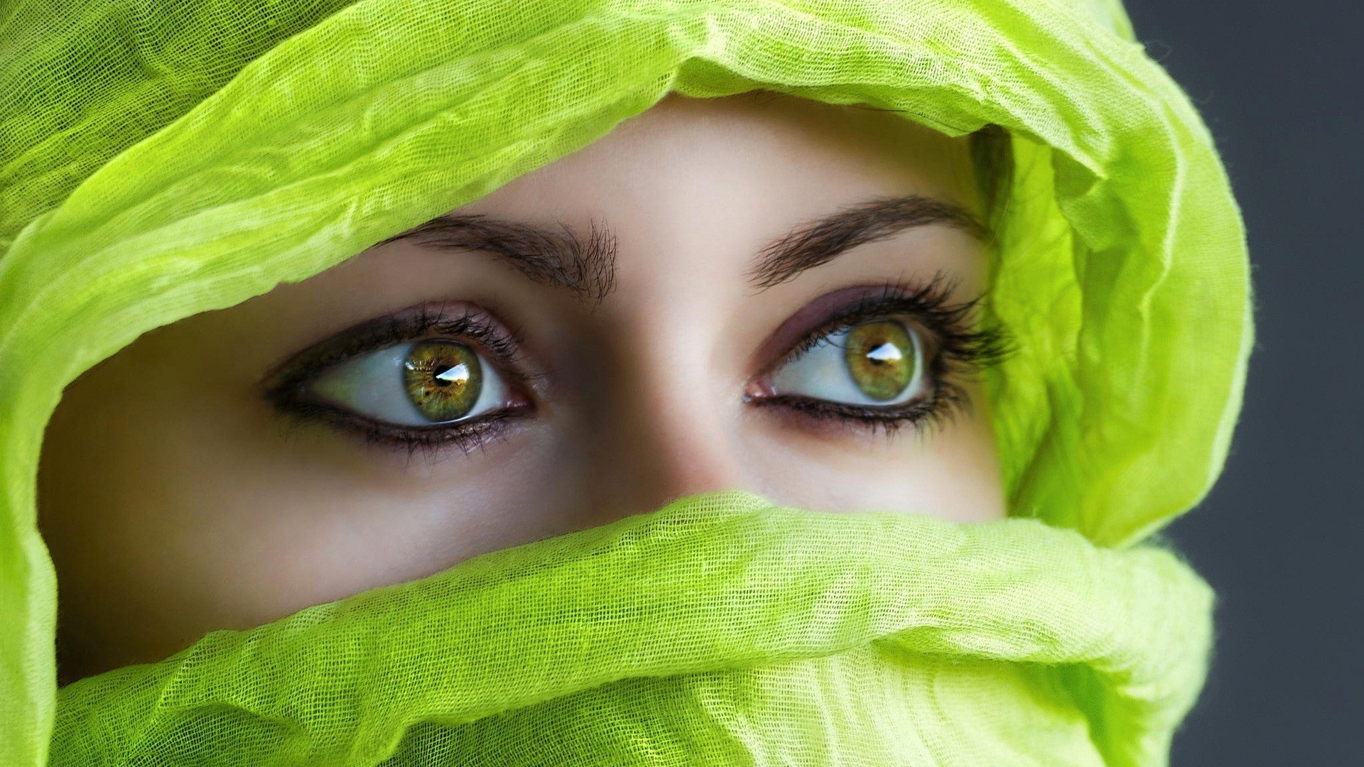 Beautiful Girl Eyes Hd - HD Wallpaper 