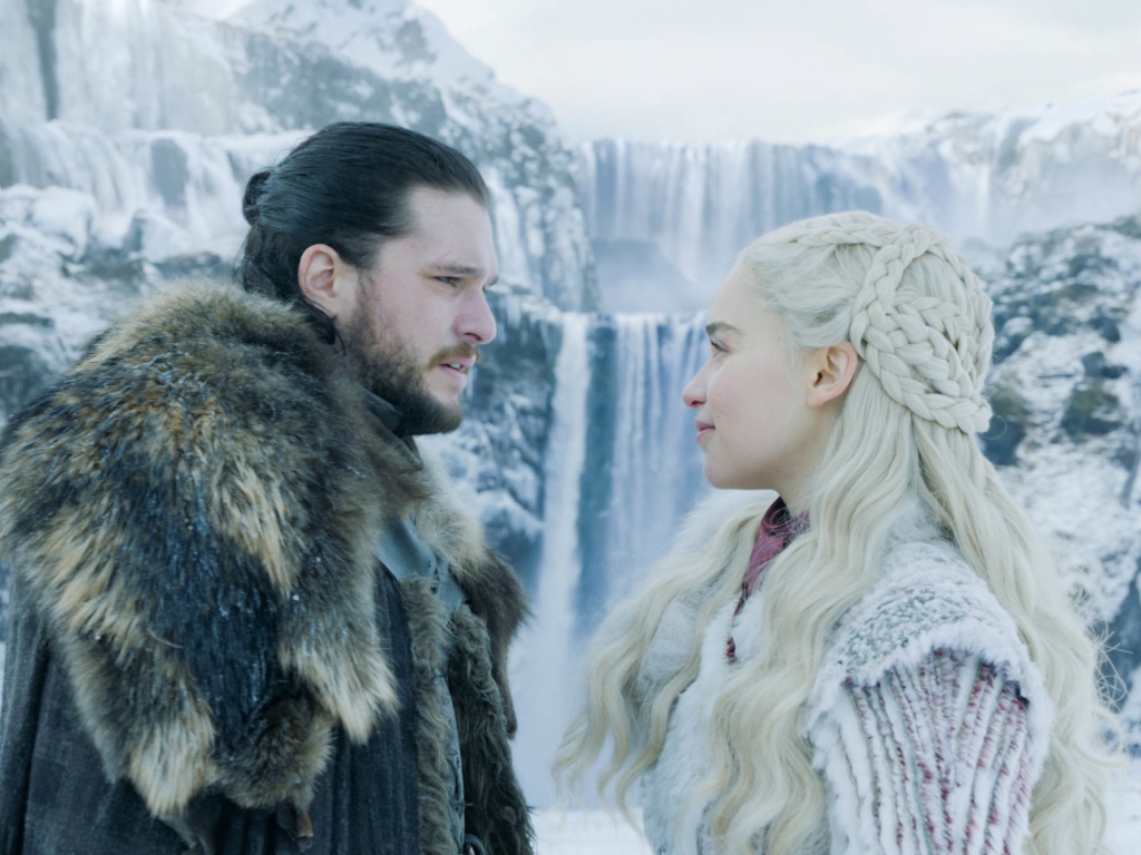 Best Couple Of Game Of Thrones Wallpaper - Jon And Daenerys - HD Wallpaper 