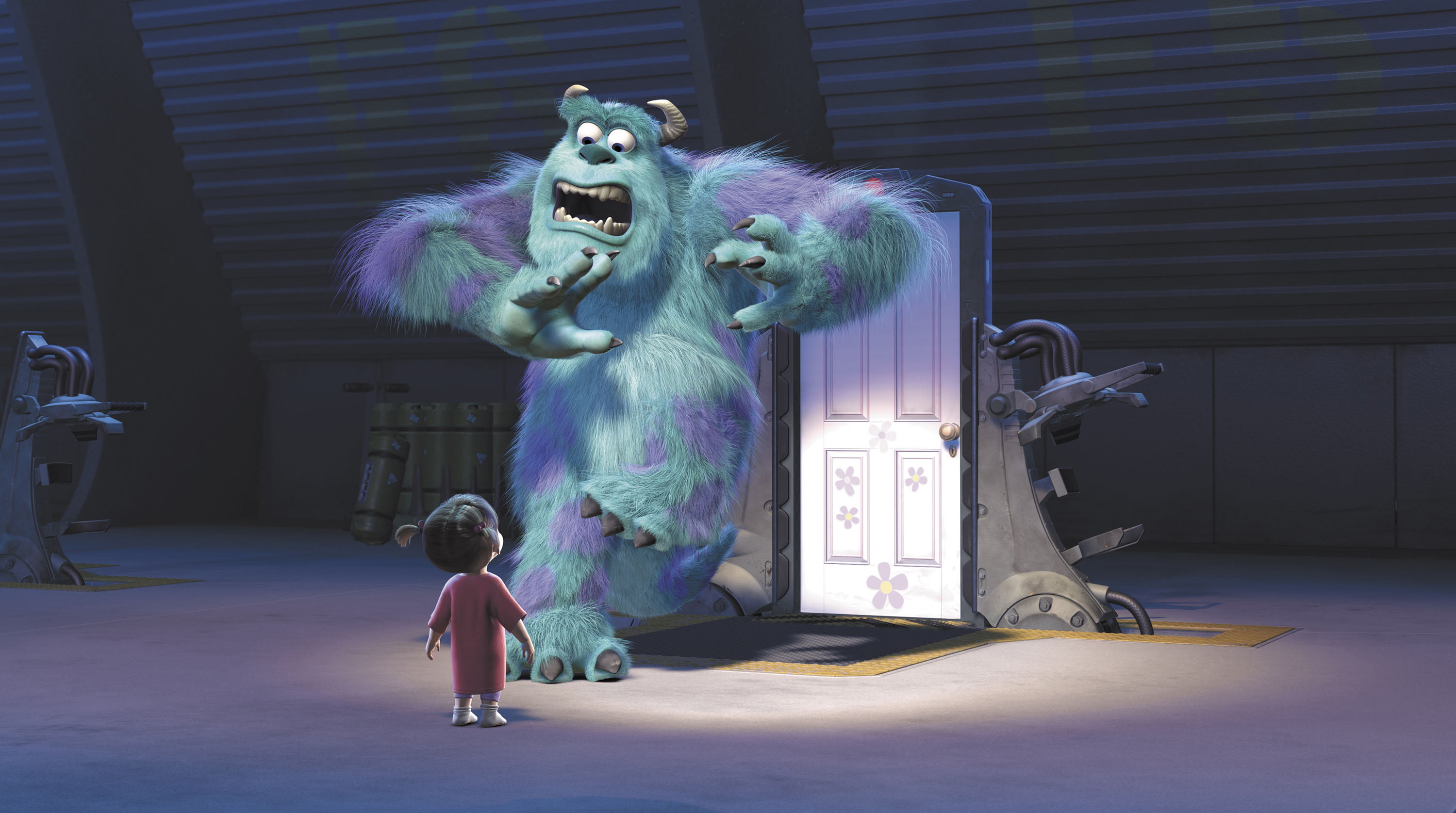 Monsters Inc Sully And Boo - HD Wallpaper 