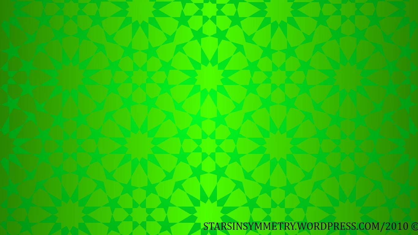 Green Islamic Background - Background Islamic Art Hijau - HD Wallpaper 