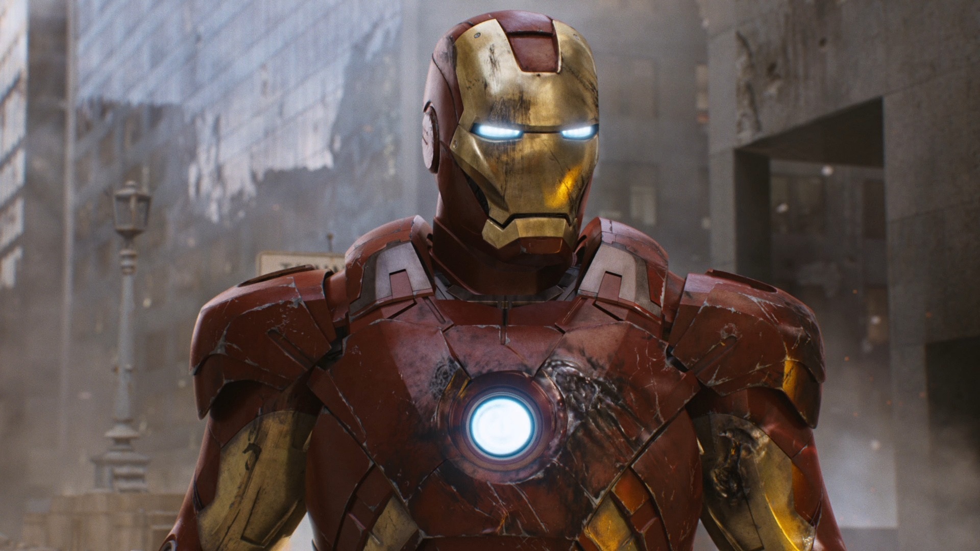 Wallpaper Superhero Iron Man In The Avengers - Iron Man First Avengers - HD Wallpaper 