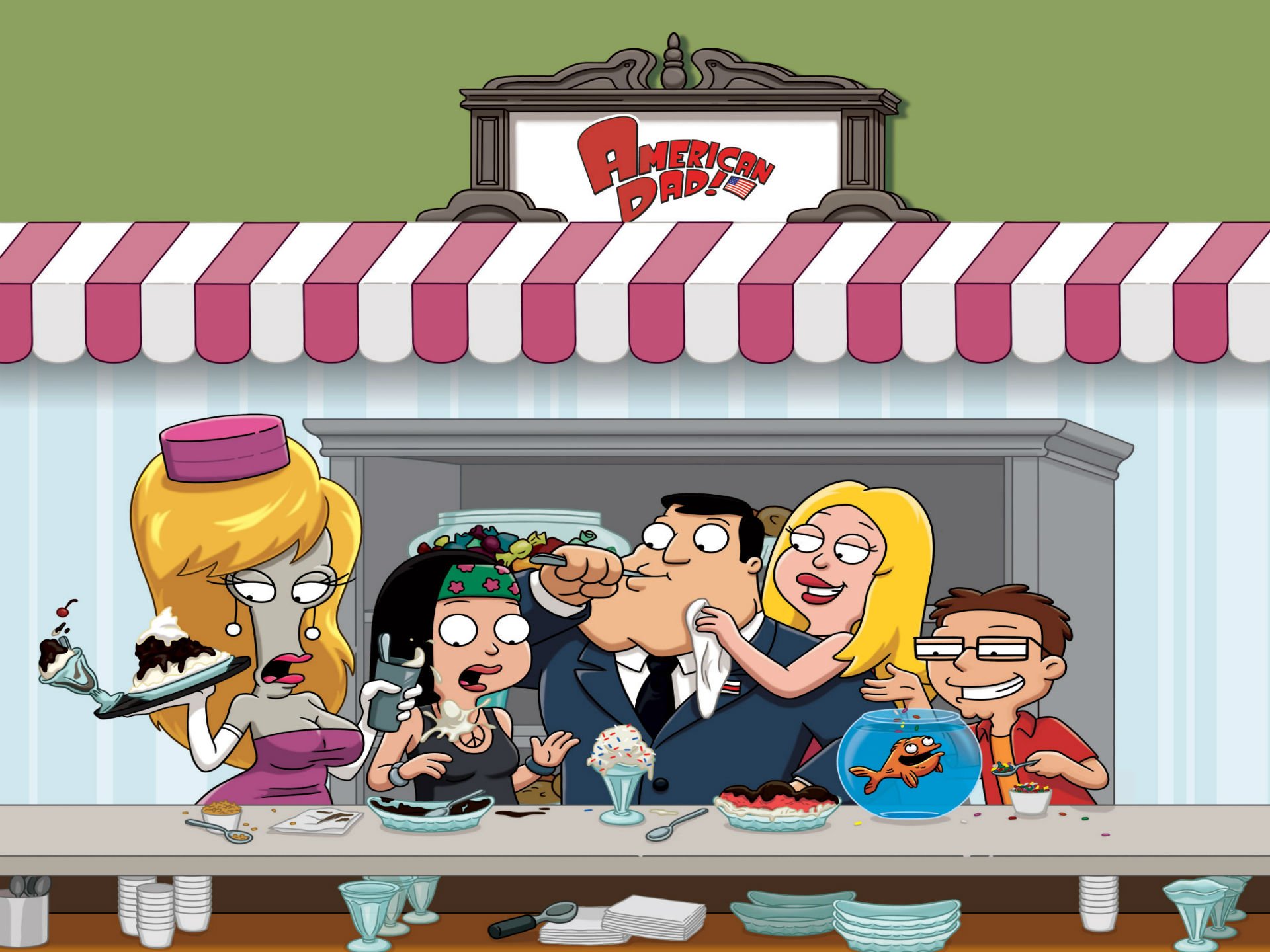 American Dad Widescreen Wallpaper - HD Wallpaper 