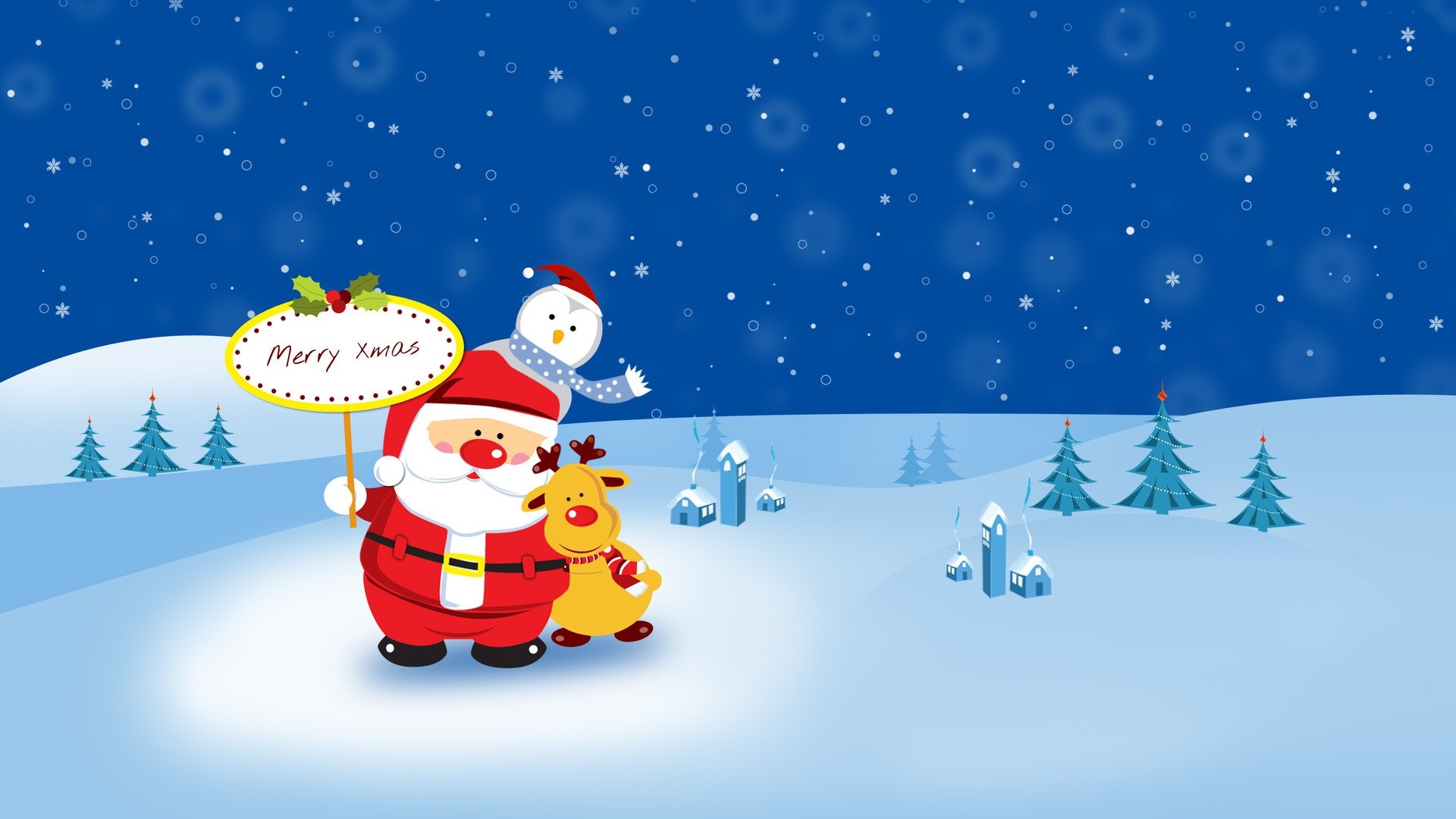 1920x1080, Animated Christmas Wallpaper 
 Data Id 36101 - Cute Animated Christmas Backgrounds - HD Wallpaper 