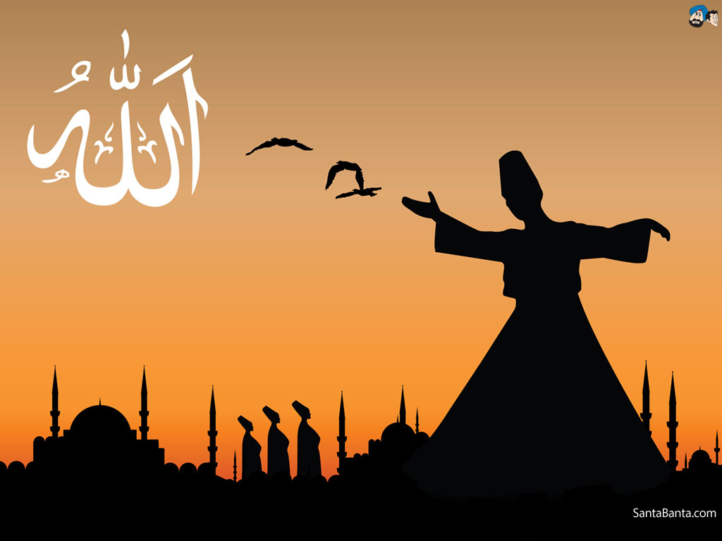 Muslim Symbols Wallpaper - Sufism In Islam - 1024x768 Wallpaper 
