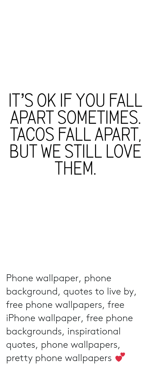 Fall, Iphone, And Love - We Fell Apart Quotes - HD Wallpaper 