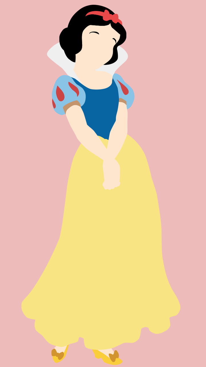 Disney, Snow White, And Phone Image - Disney Princess Minimalist Anna - HD Wallpaper 