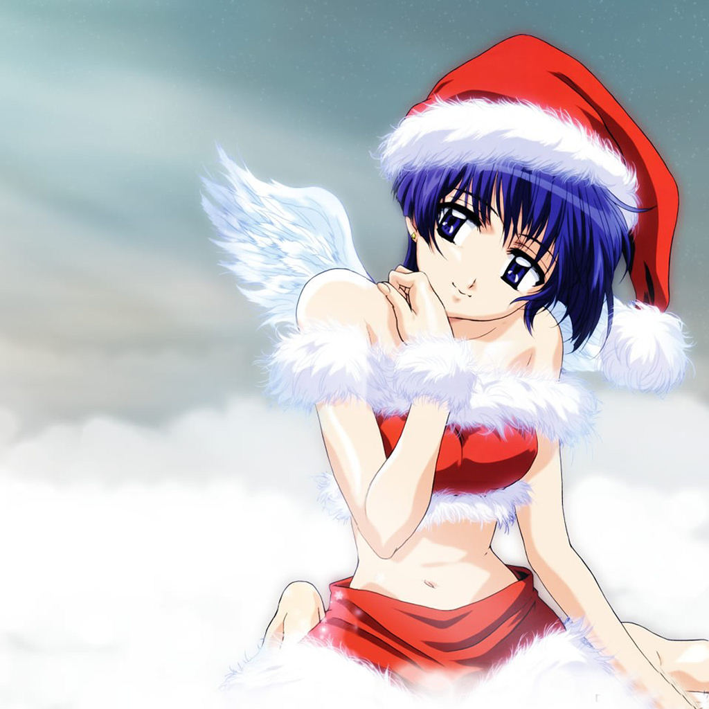 Ic3d Ipad Wallpaper - Happy Holidays Angel Cartoon Sexy - HD Wallpaper 