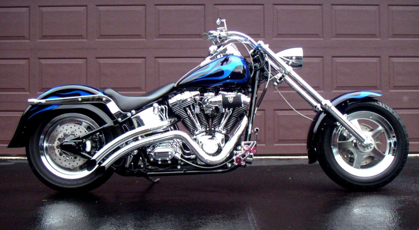 Harley Davidson Chopper Hd Wallpapers - HD Wallpaper 