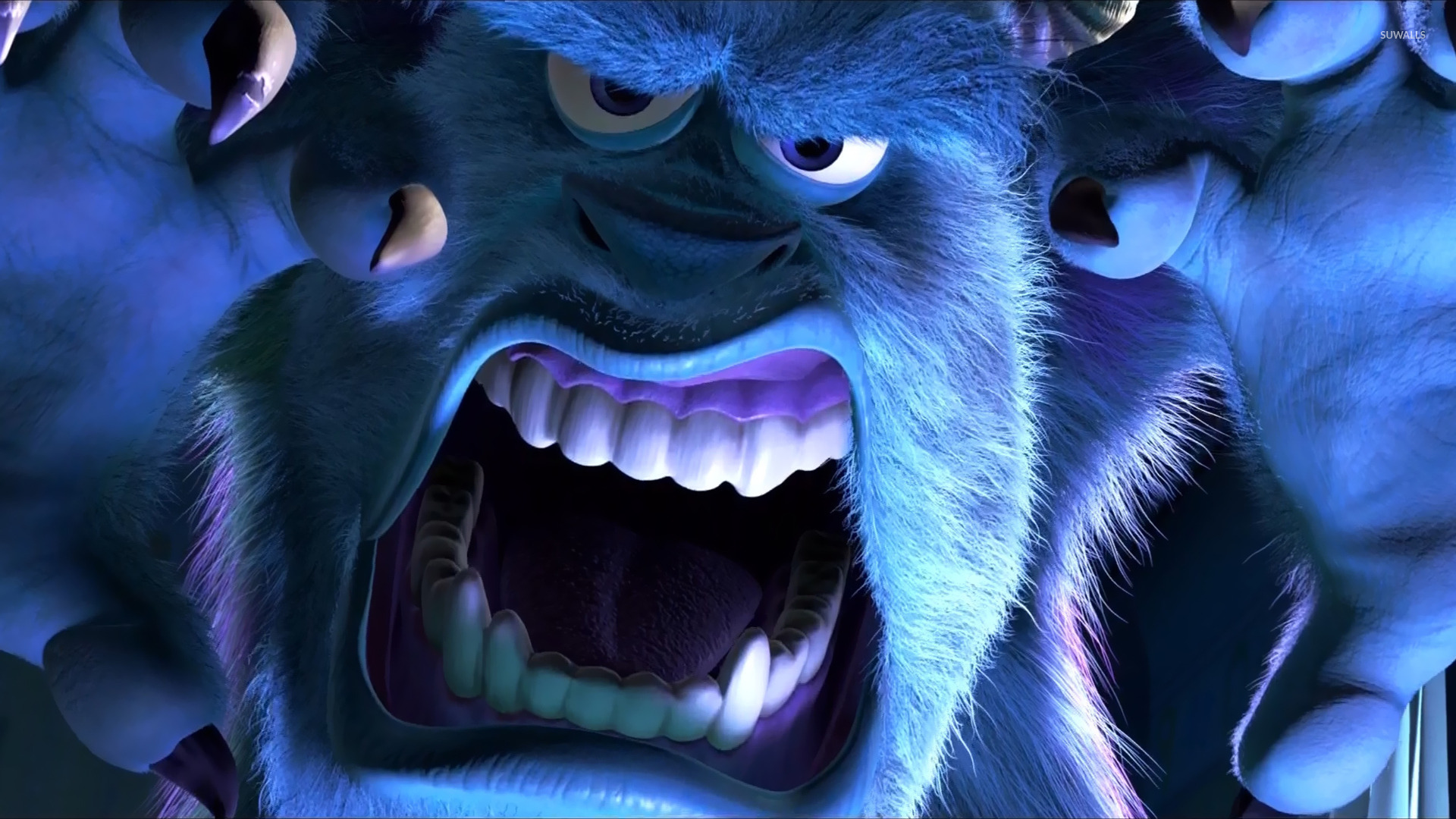 Monsters Inc Wallpapers - Monsters Inc Sully Scaring - HD Wallpaper 