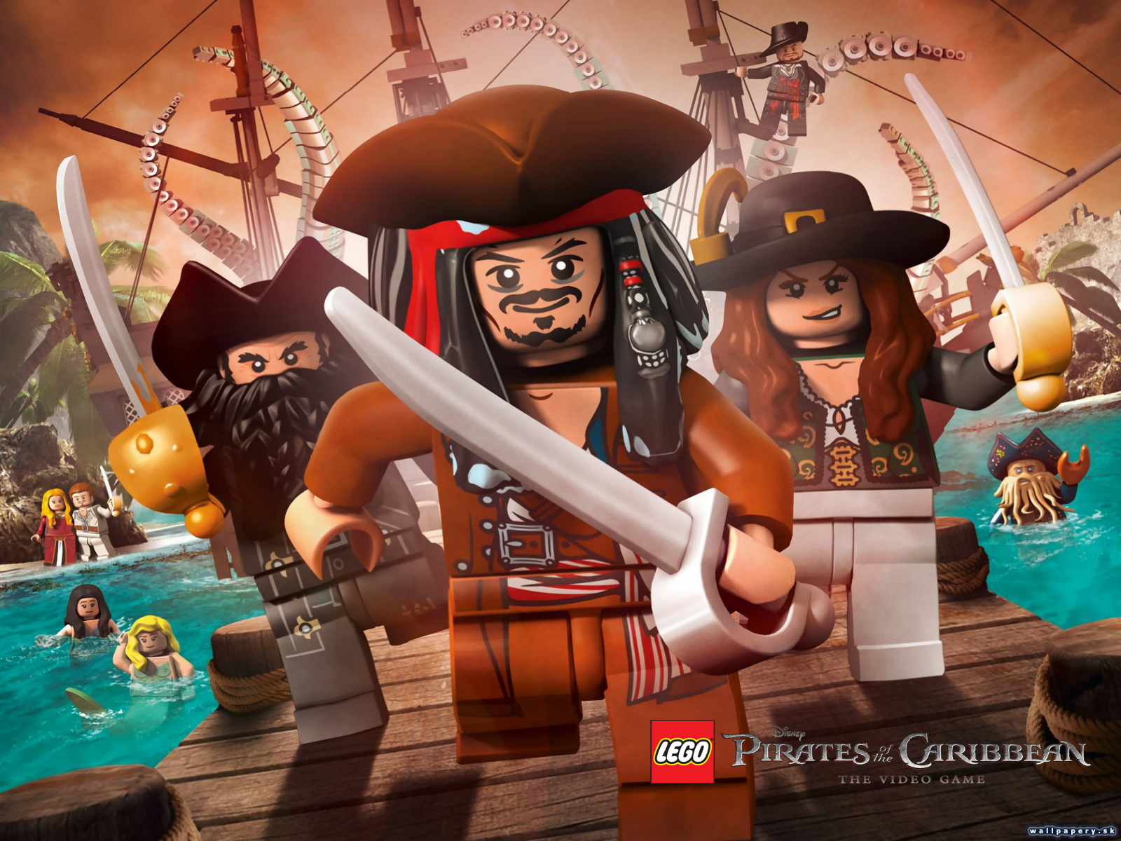 Lego Pirates Of The Caribbean - HD Wallpaper 