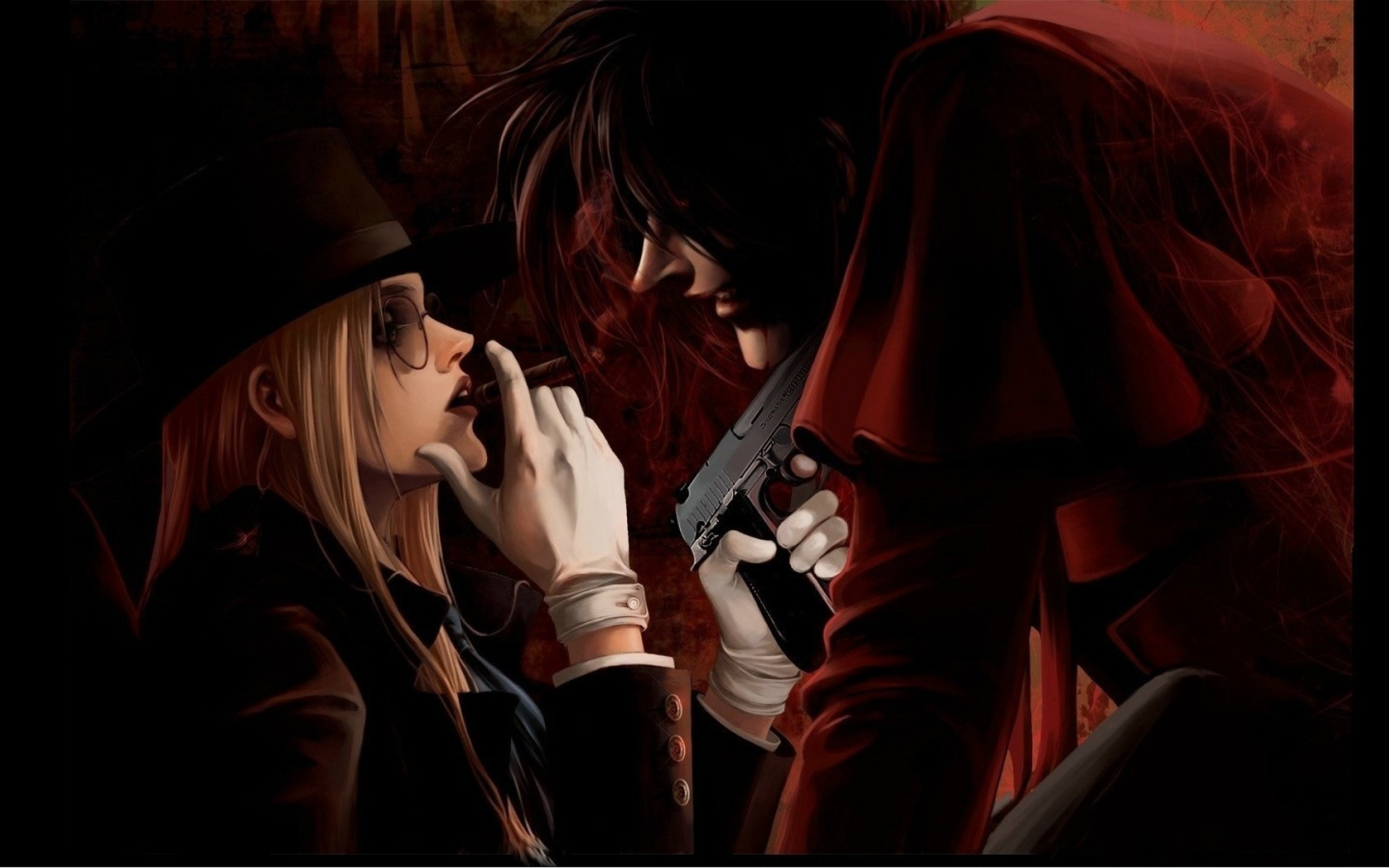 Hellsing, Alucard, Sir Integra Fairbrook Wingates Hellsing - HD Wallpaper 