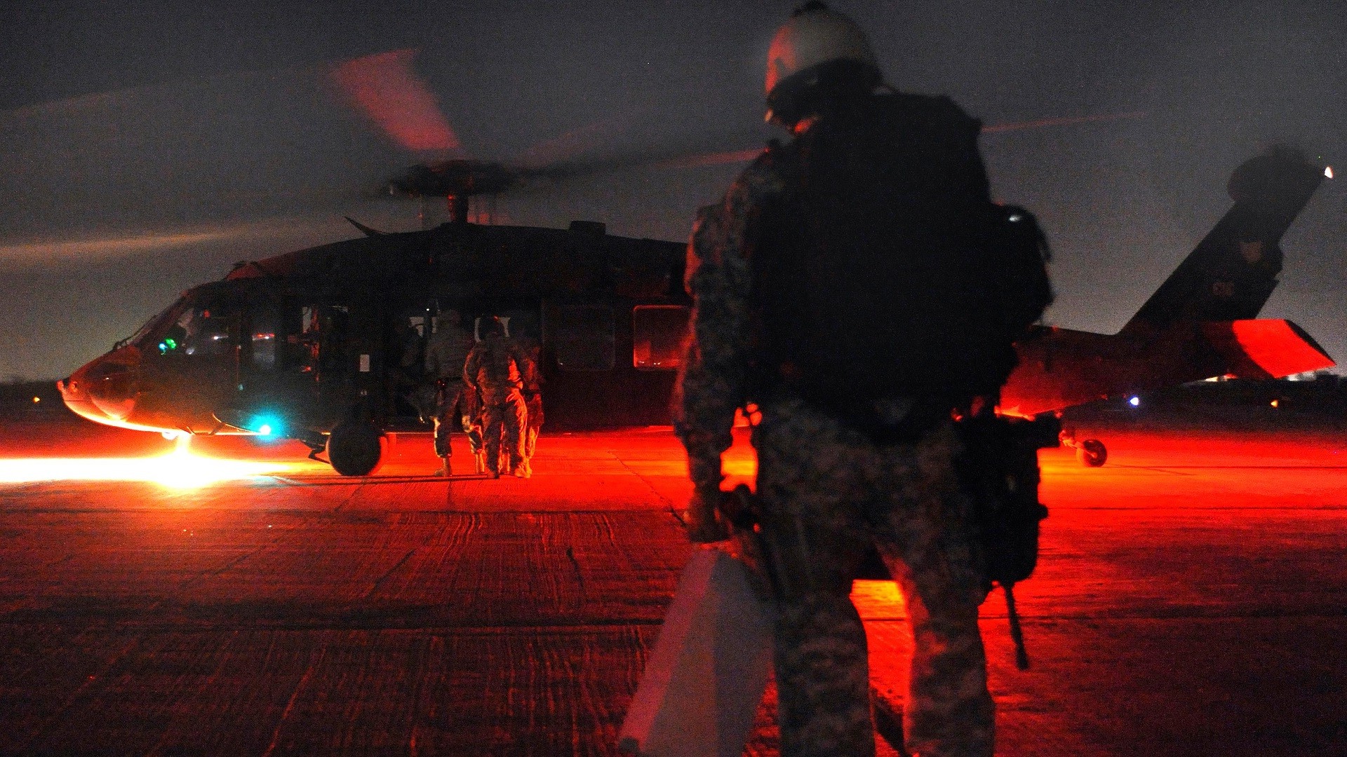 Us Special Forces Helicopter At Night 1920x1080 Wallpaper teahub.io