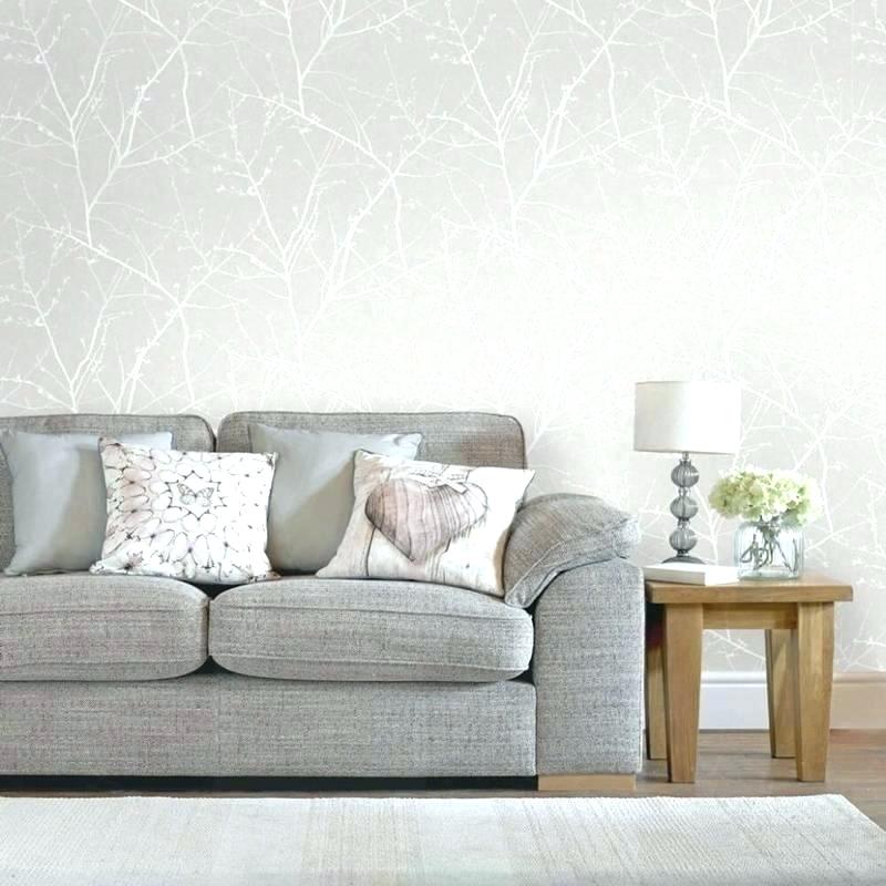 Interior Wallpaper Designs For Living Room Modern Neutral - Living Room Wallpaper Ideas Grey - HD Wallpaper 