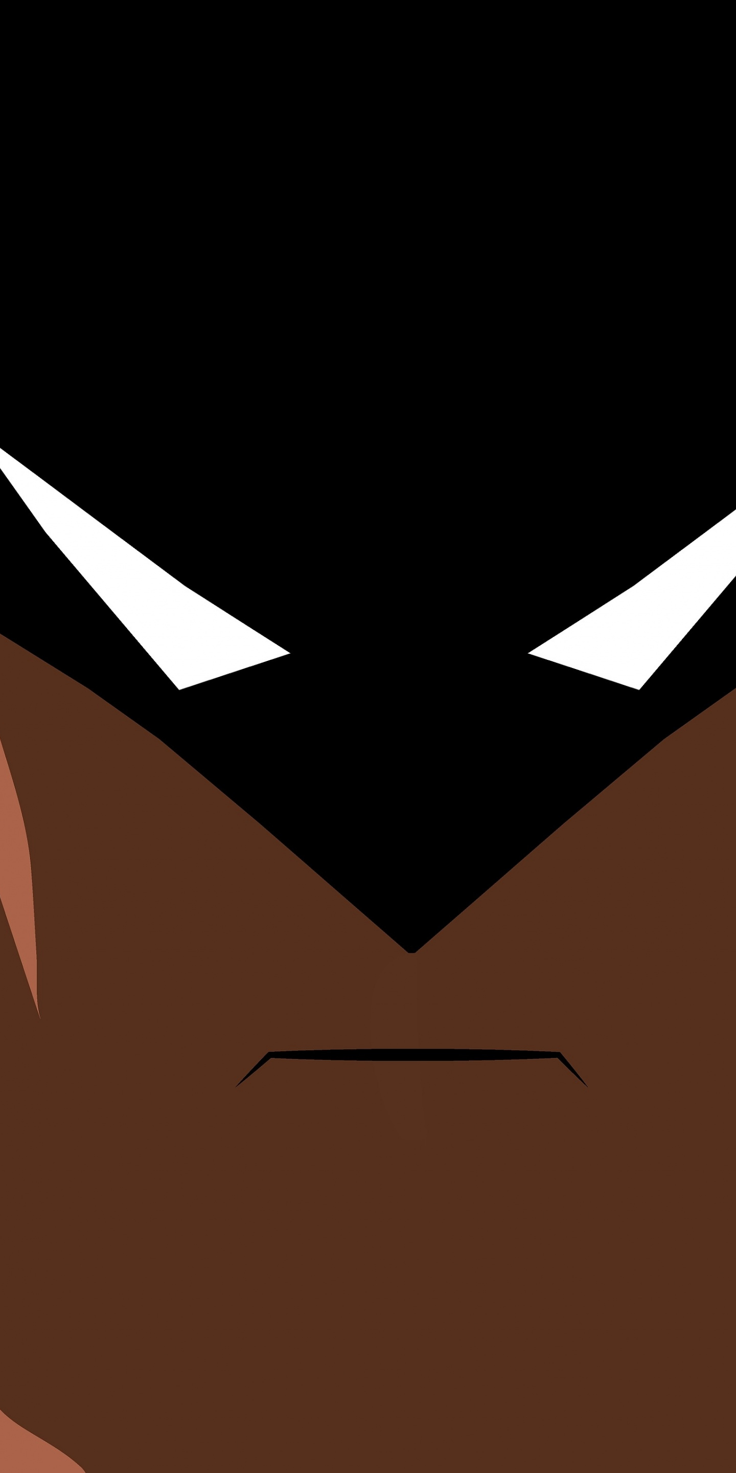 Batman S Face, Minimalism, Dark, Wallpaper - S8 Plus Wallpaper Bat Man - HD Wallpaper 