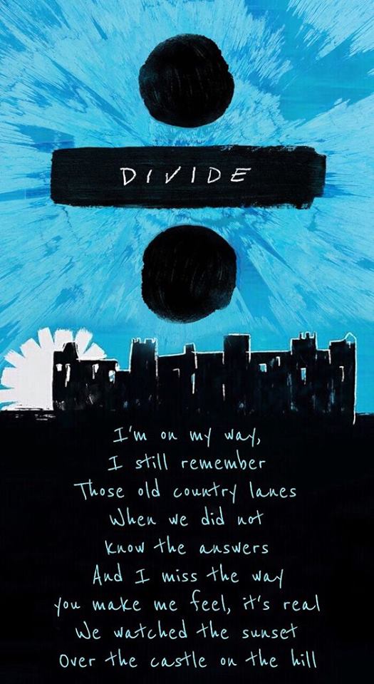 Country Song Wallpaper Lyrics - Divide Ed Sheeran - HD Wallpaper 