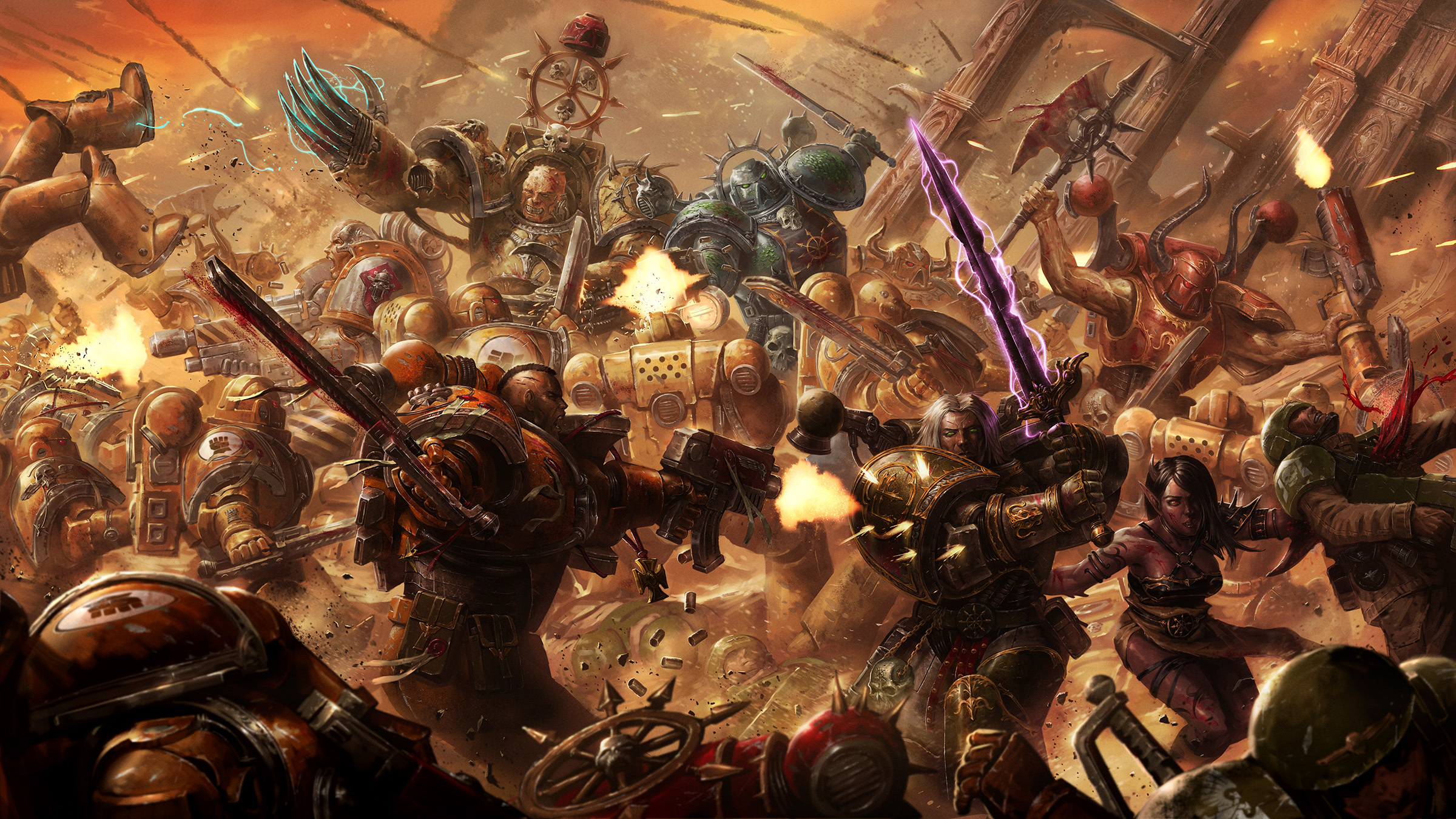 Wallpaper Of Warhammer 40k Background & Hd Image - Warhammer 40k Desktop Background - HD Wallpaper 