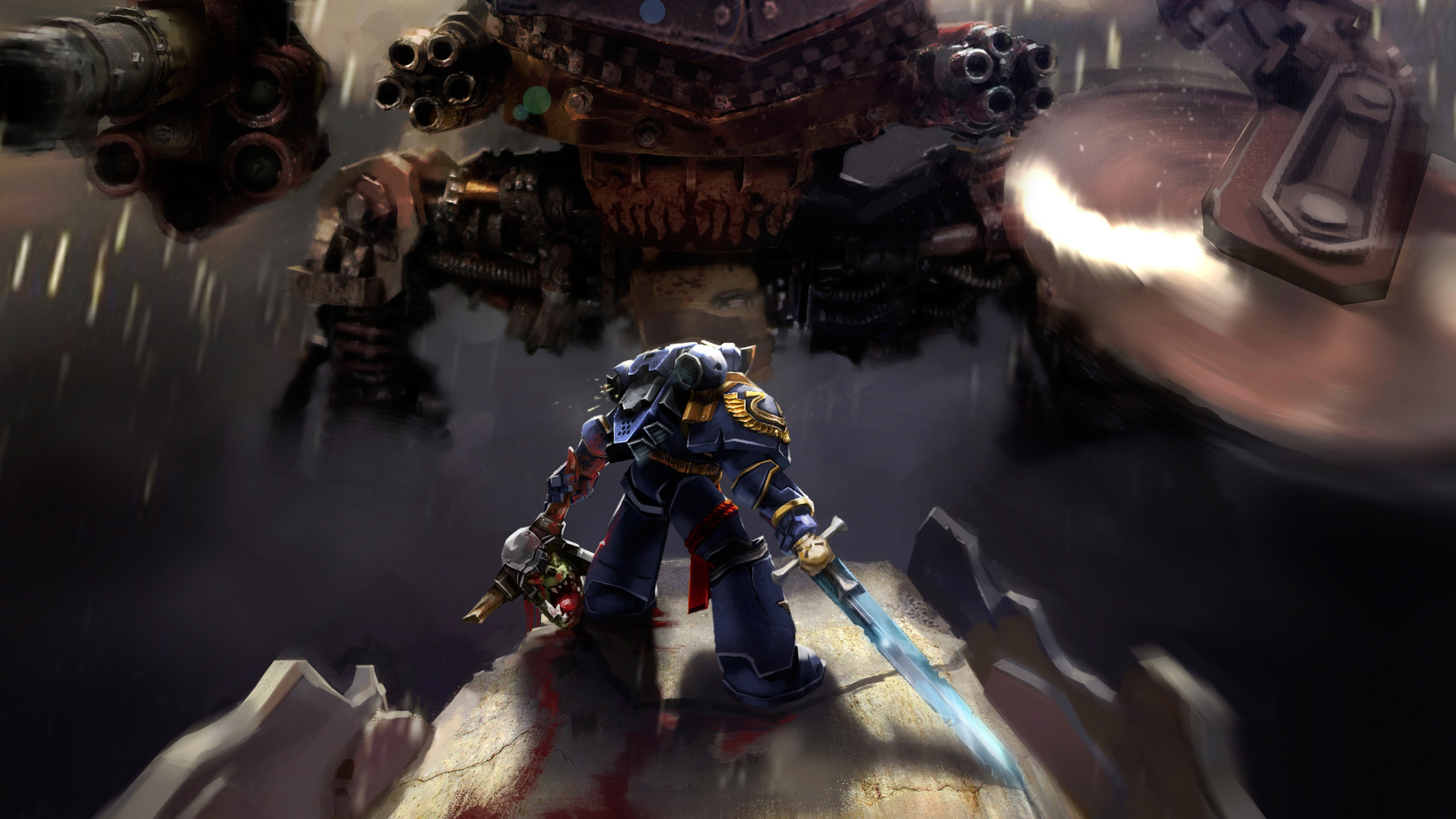 Warhammer 40k Mega Dread - HD Wallpaper 