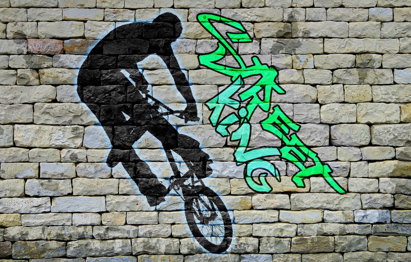 Photo Wallpaper Graffiti, Bmx, Street King - Graffiti Bmx - HD Wallpaper 