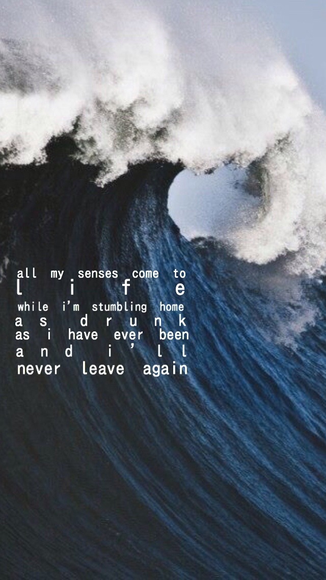 Music Song Lyrics Request Wallpaper X Ed One Ed Sheeran - Dark Blue Ocean Wave - HD Wallpaper 