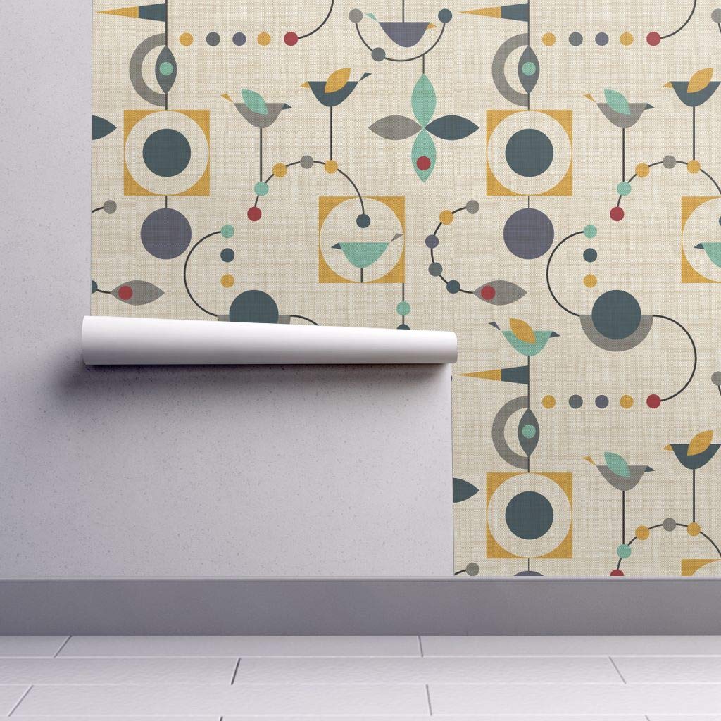Pattern Modern Mid Century Modern Fabric Texture - HD Wallpaper 