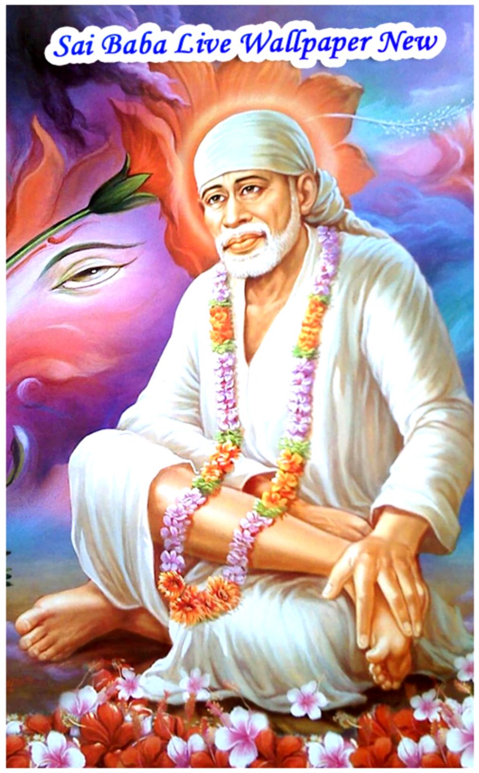 Sai Baba Live Wallpaper New For Android Download - Sai Baba And Ganpati - HD Wallpaper 