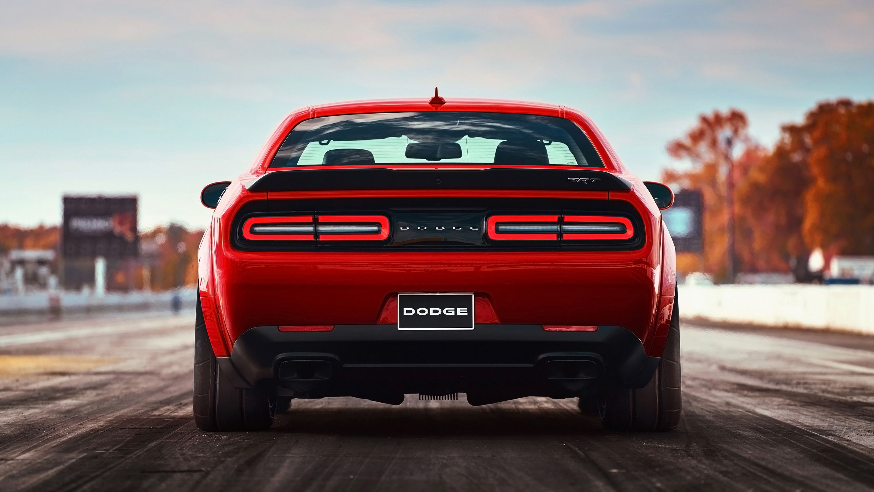Dodge Demon Rear End - HD Wallpaper 