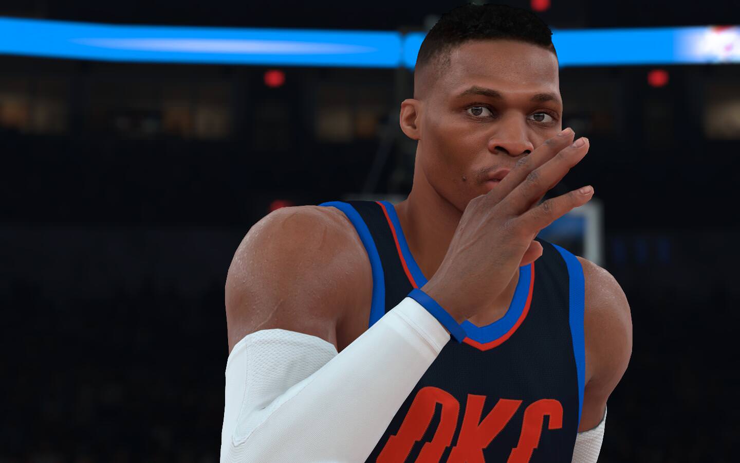 Dunk Russell Westbrook Wallpaper Hd Resolution, Awesome - Nba 2k19 Russell Westbrook - HD Wallpaper 