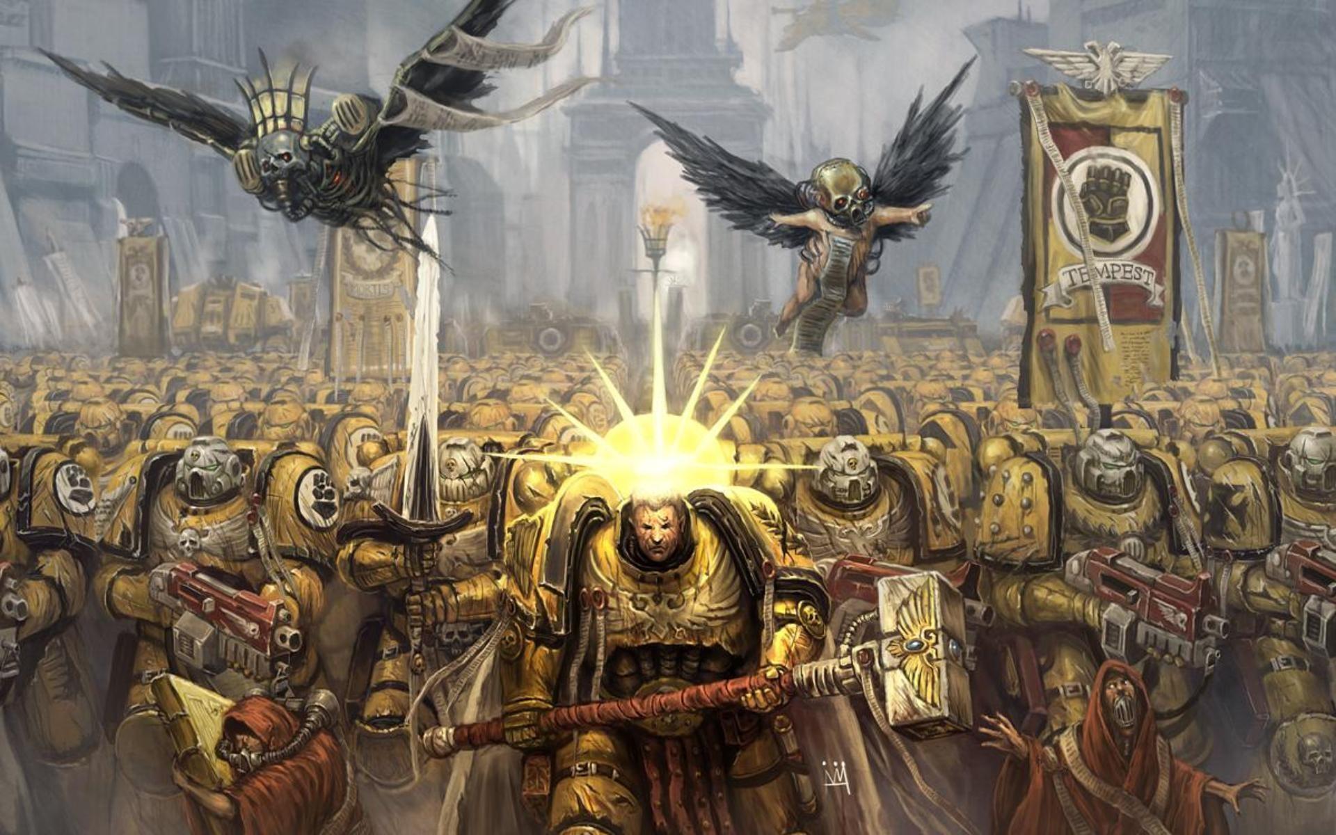 Warhammer 40k Imperial Fists - HD Wallpaper 