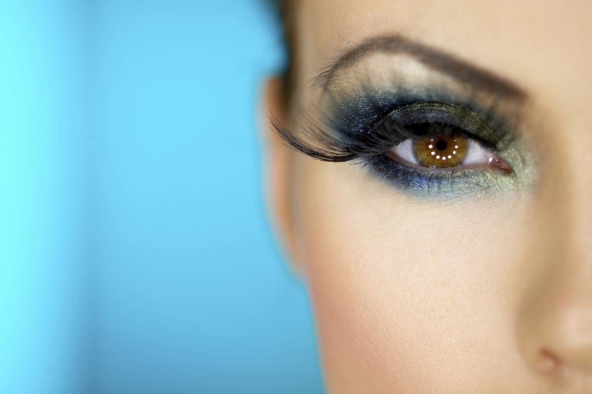 Download Hd Hazel Eyes Pc Wallpaper Id - Makijaż Oka Fioletowy Z Zielono - HD Wallpaper 