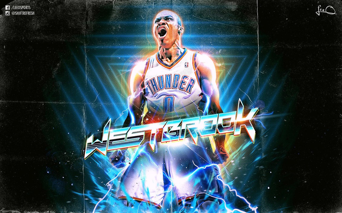 Russel Westbrook Wallpaper - Russell Westbrook Wallpaper Nba - HD Wallpaper 