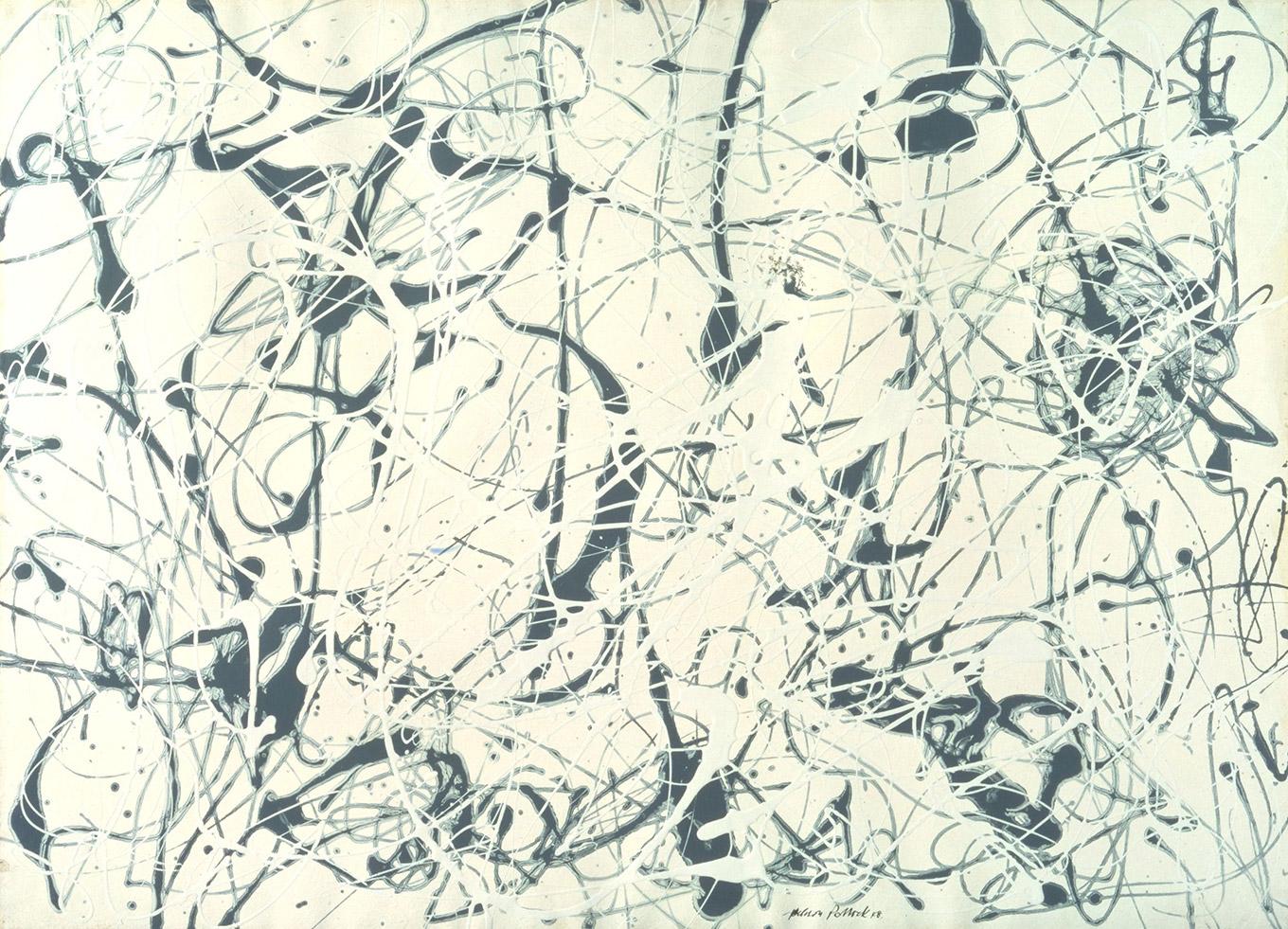 Jackson Pollock Number 23 - HD Wallpaper 
