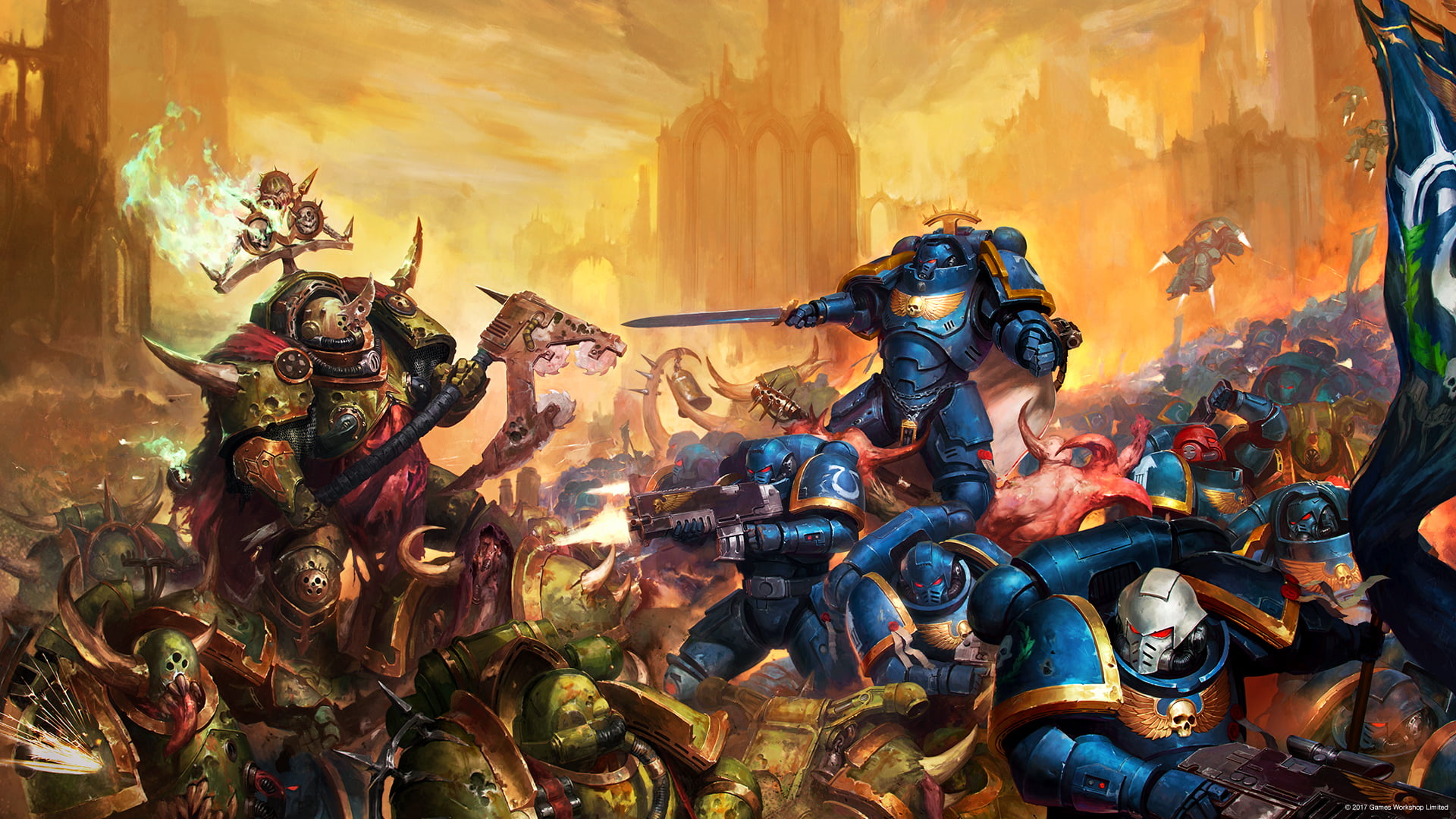 Warhammer 40k Space Marine - HD Wallpaper 