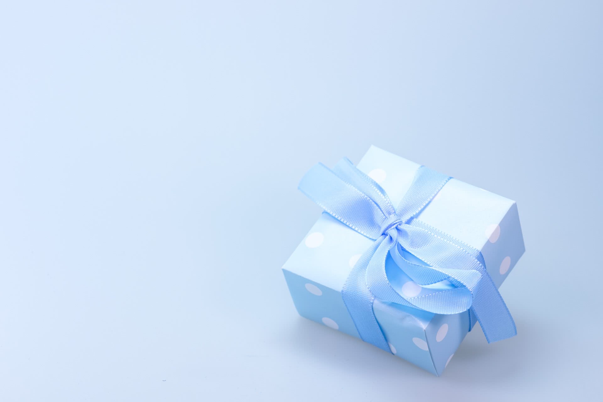 Gift Wallpaper - Gift Blue - HD Wallpaper 