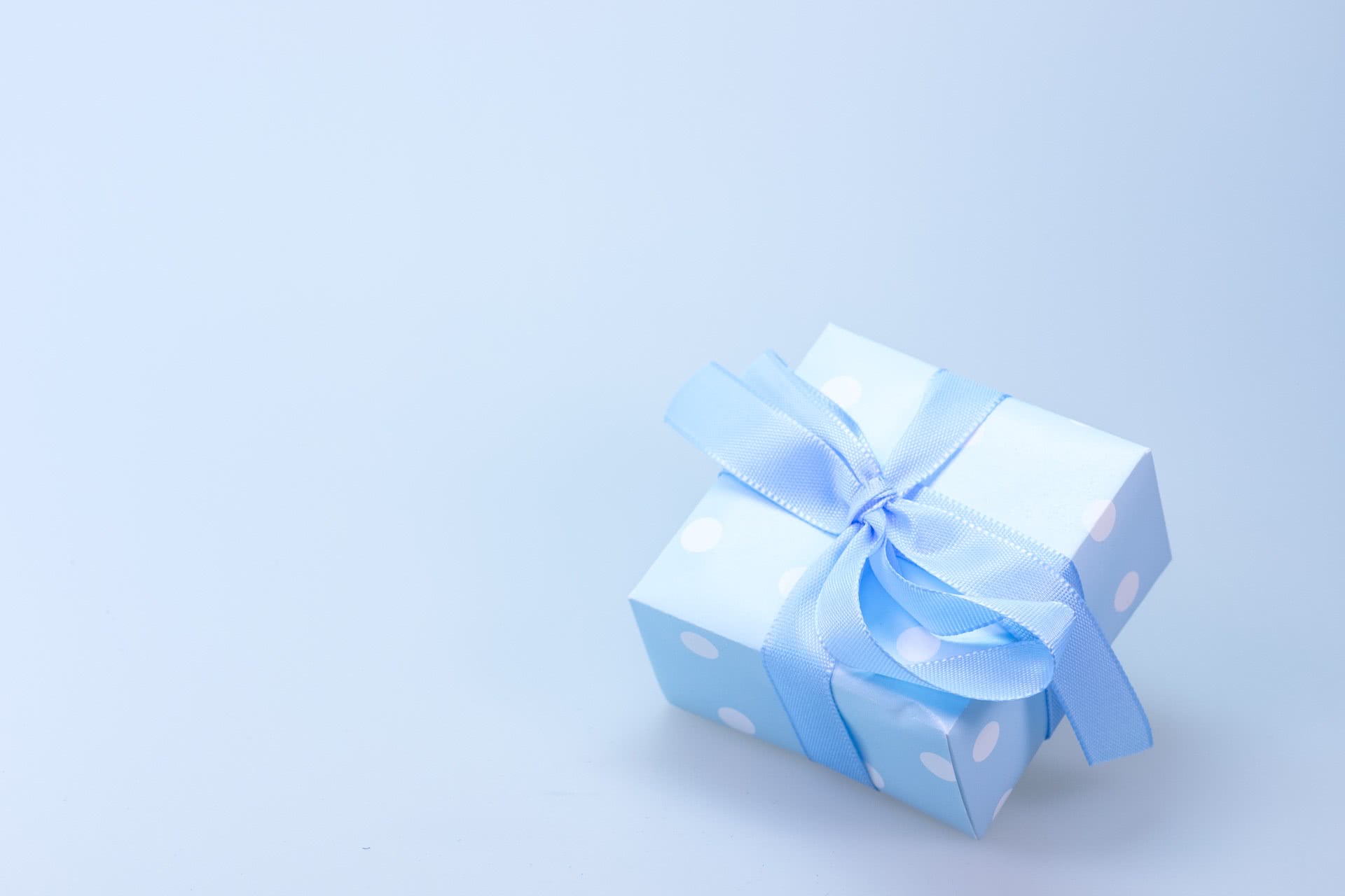 Gift Wallpaper - Gift Blue - HD Wallpaper 
