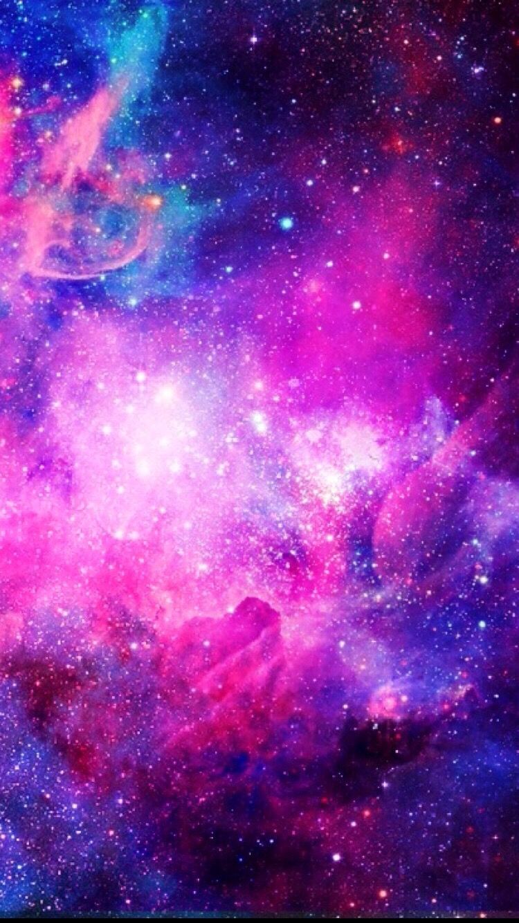 Pink Blue And Purple Galaxy - HD Wallpaper 