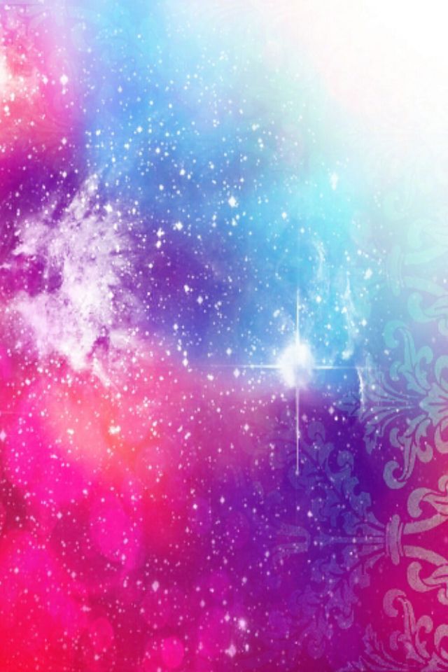 Galaxy, Pink, And Blue Image - Pink Light Blue Galaxy - HD Wallpaper 