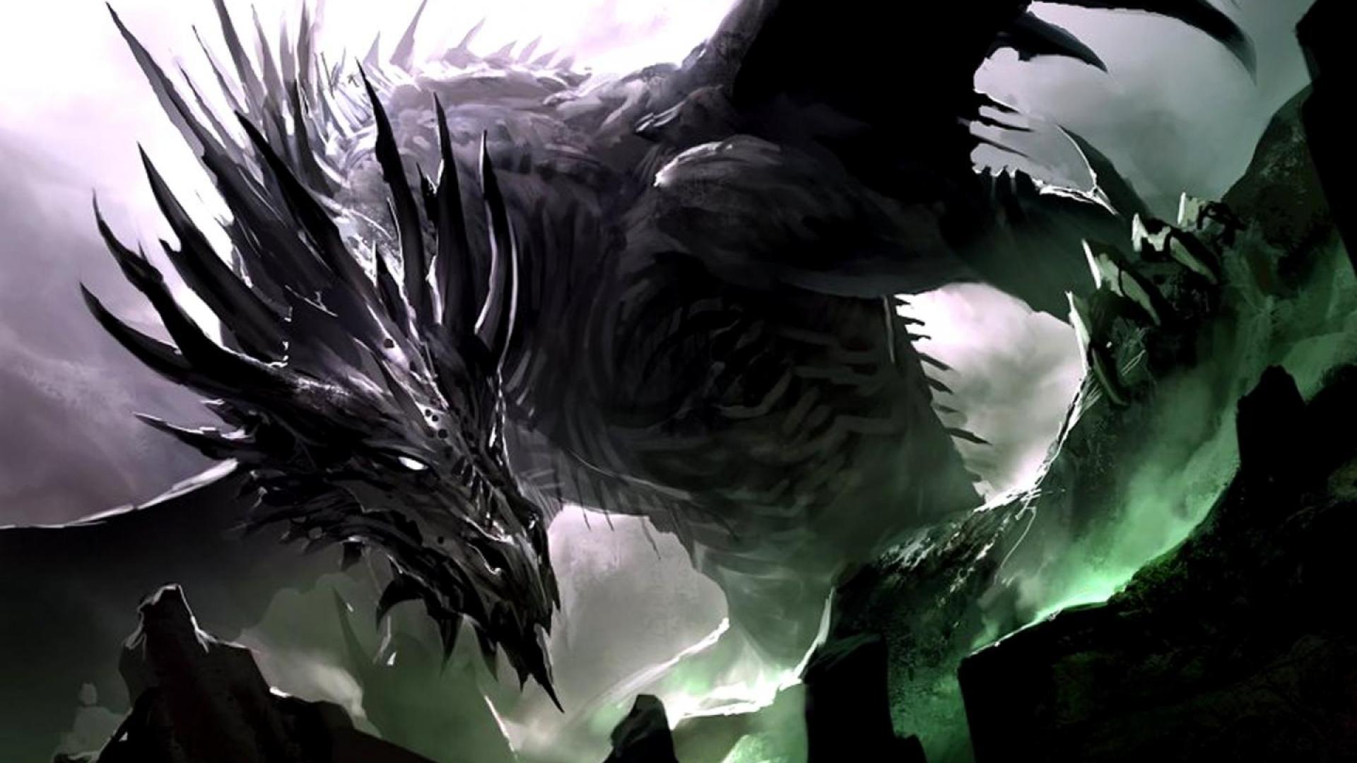 Dark Dragon - HD Wallpaper 