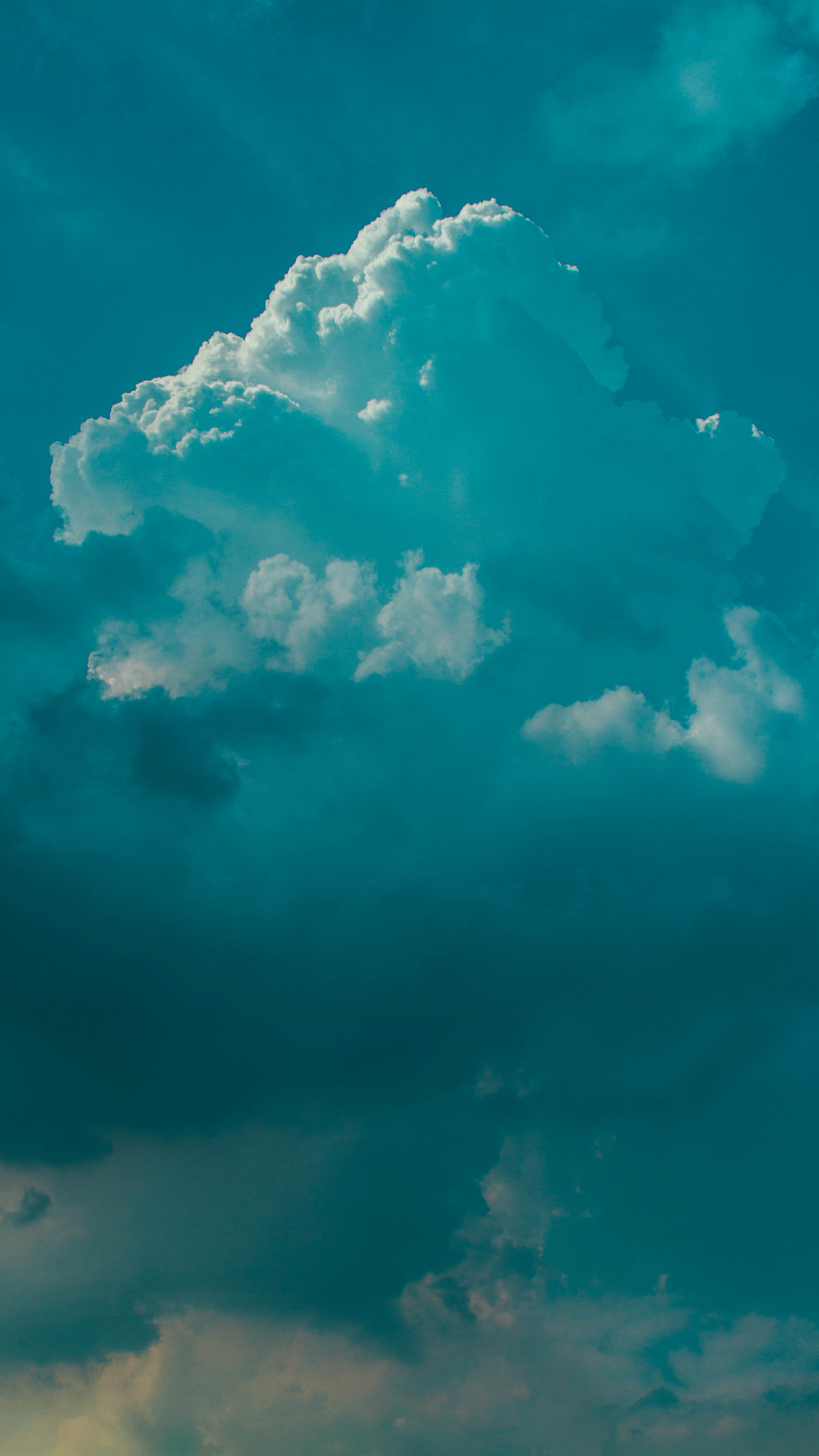 Clouds, White Cloud Iphone Wallpaper - Sunset With Cloud And Sky - HD Wallpaper 