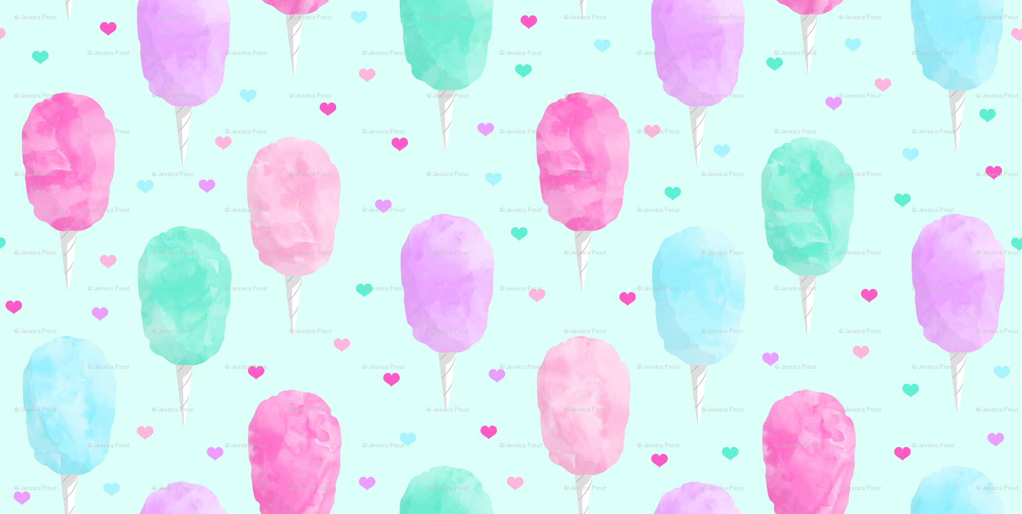 Aesthetic Cotton Candy Wallpapers / Items similar to cotton candy charm ...